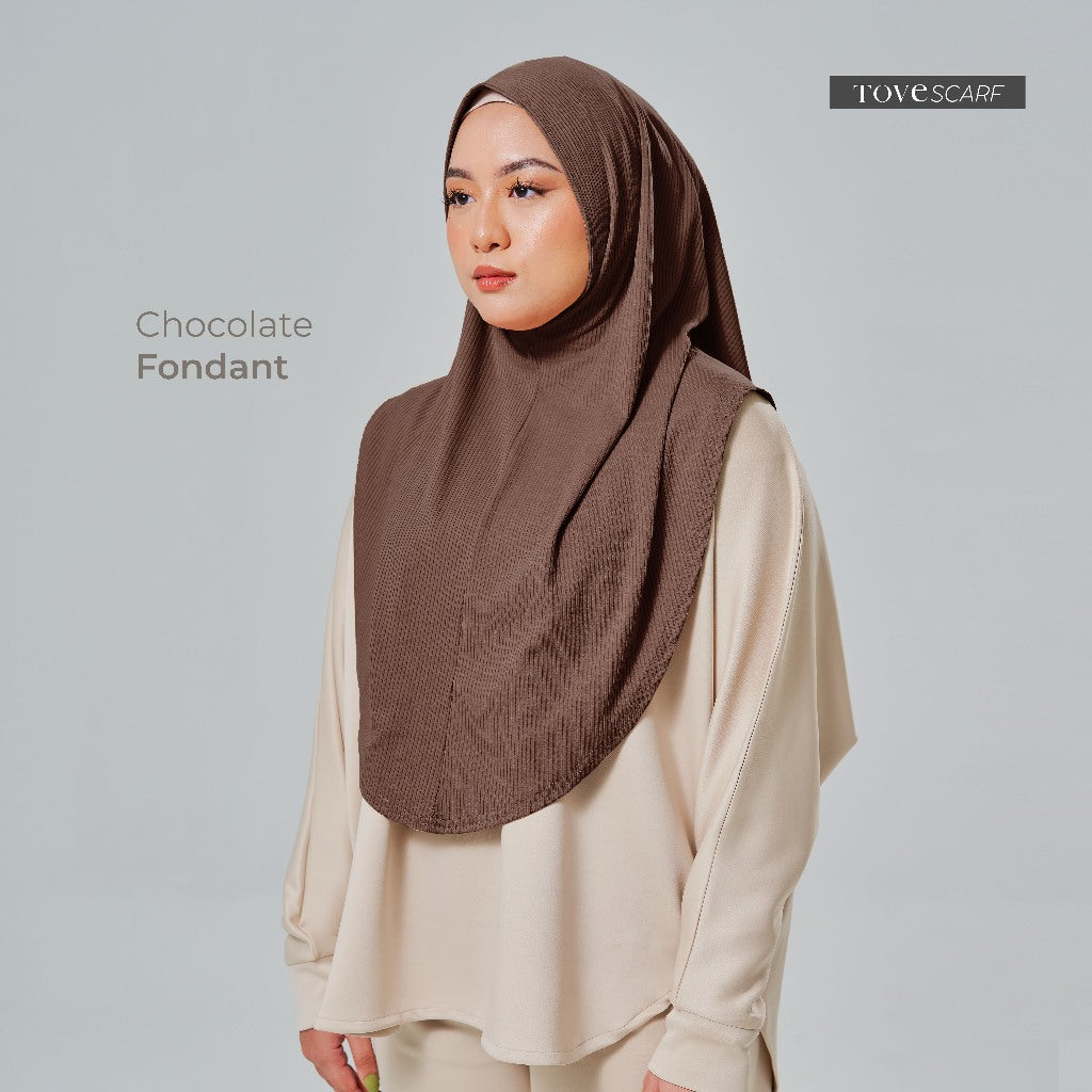 TUDUNG SARUNG INSTANT RIBBED TEXTURE by TOVESCARF