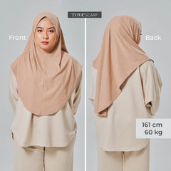 TUDUNG SARUNG INSTANT RIBBED TEXTURE by TOVESCARF