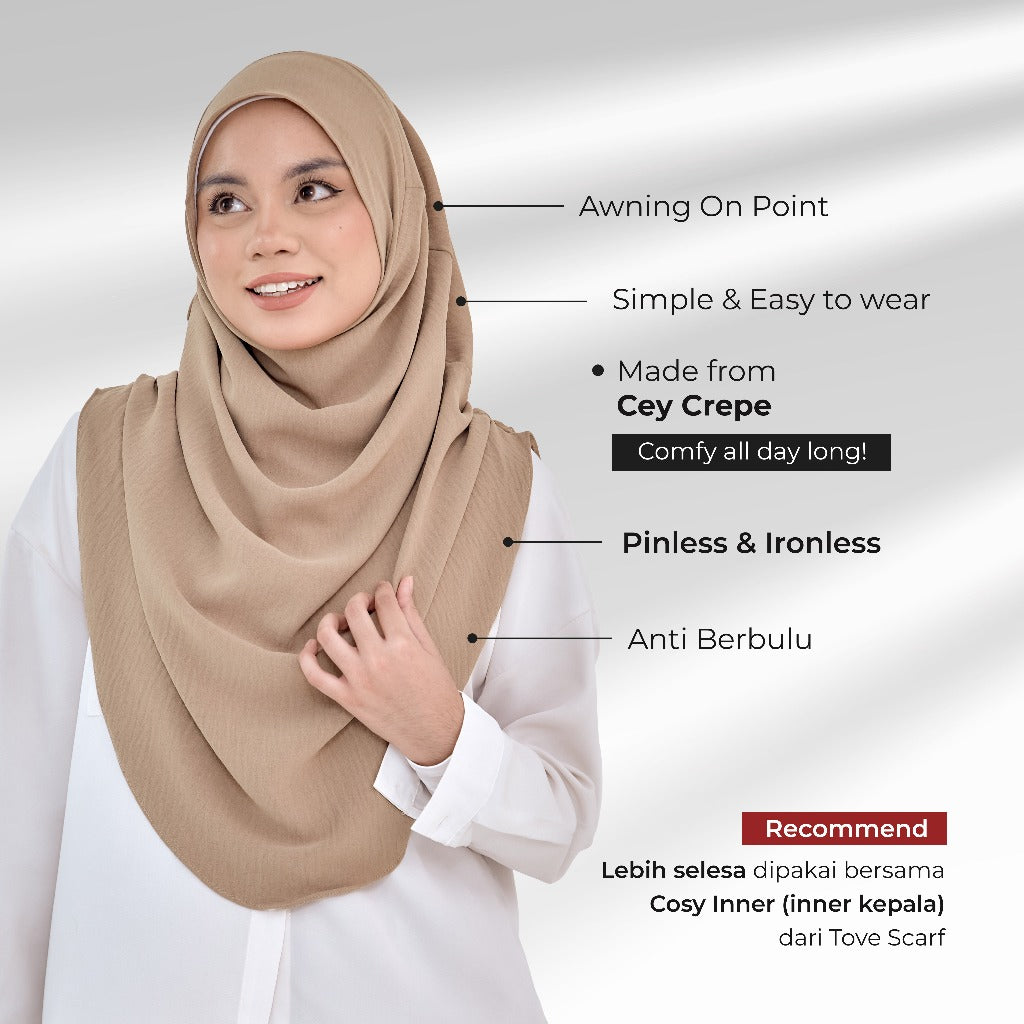 TUDUNG FAST SARUNG  by TOVESCARF