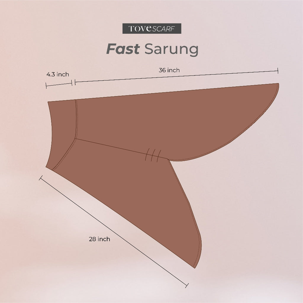 TUDUNG FAST SARUNG  by TOVESCARF