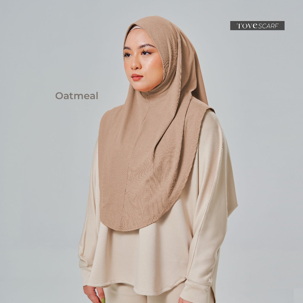 TUDUNG SARUNG INSTANT RIBBED TEXTURE by TOVESCARF