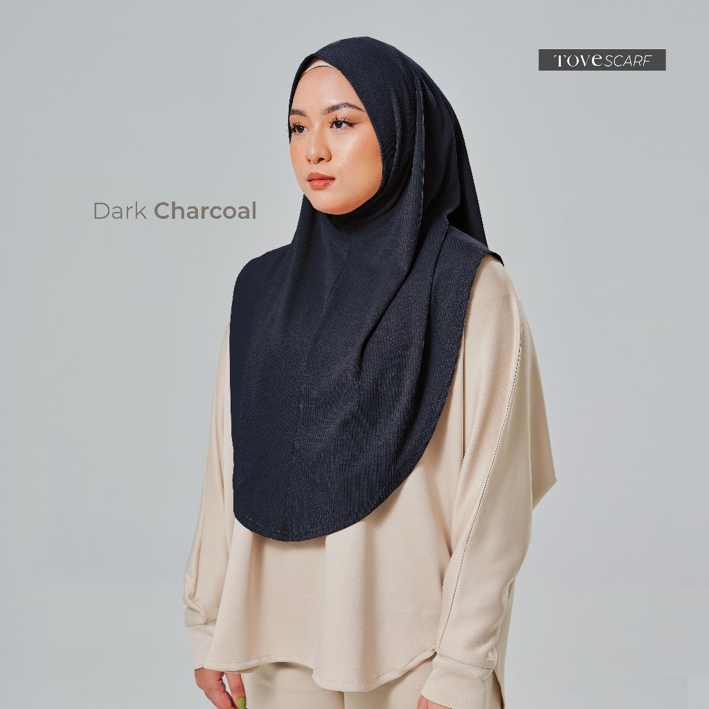 TUDUNG SARUNG INSTANT RIBBED TEXTURE by TOVESCARF