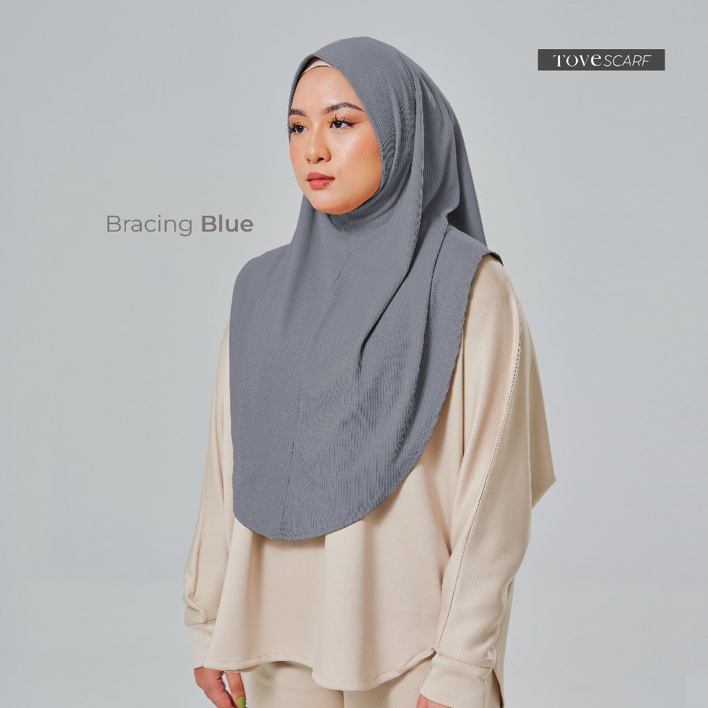 TUDUNG SARUNG INSTANT RIBBED TEXTURE by TOVESCARF