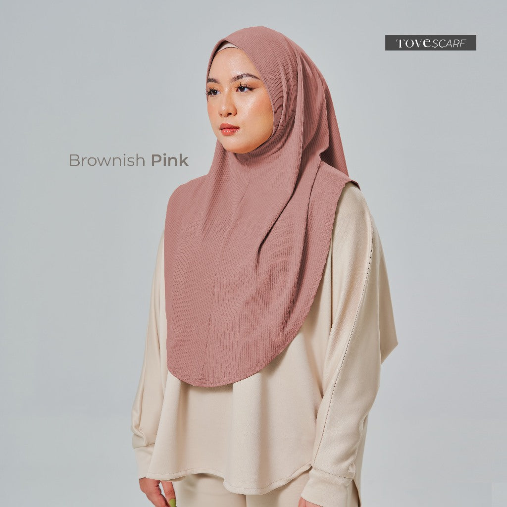 TUDUNG SARUNG INSTANT RIBBED TEXTURE by TOVESCARF