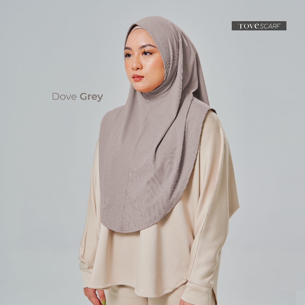 TUDUNG SARUNG INSTANT RIBBED TEXTURE by TOVESCARF