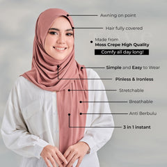 TUDUNG SARUNG VIOLET INSTANT by TOVESCARF