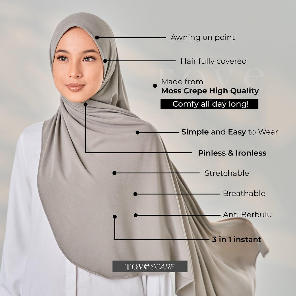 TUDUNG SARUNG by  ELSIE INSTANT SHAWL by TOVESCARF