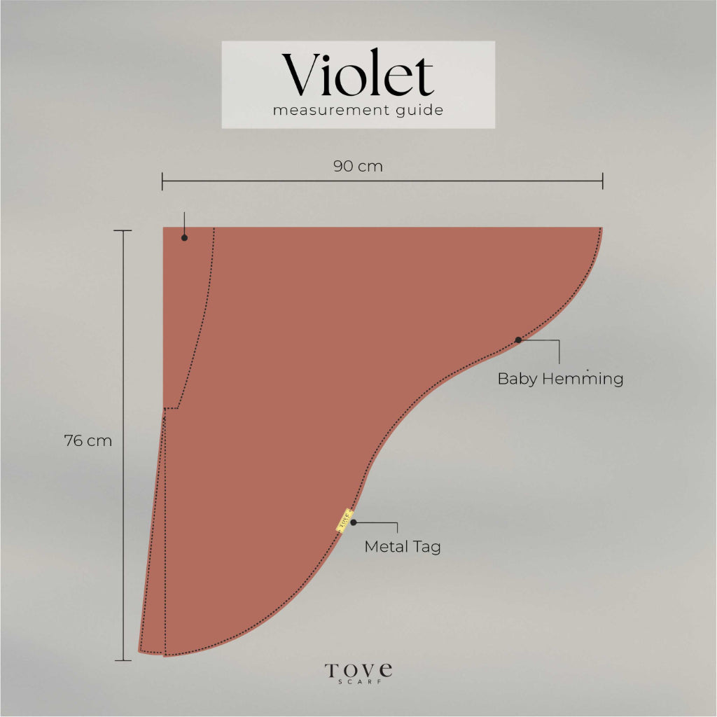 TUDUNG SARUNG VIOLET INSTANT by TOVESCARF